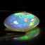 16.48ct Marquise Cabochon (25.23 x 14.36 mm) Natural Play of Colors Rainbow Opal