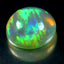 20.23 ct Oval Cabochon (19.50 x 17.94 mm) Natural Play of Colors Rainbow Opal