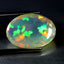 13.33 ct Oval Cabochon (21.51 x 15.16 mm) Natural Play of Colors Rainbow Opal