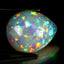12.65 ct Pear Cabochon (22.73 x 19.14 mm) Natural Play of Colors Rainbow Opal