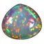 20.21 ct Pear Cabochon (22.80 x 20.32 mm) Natural Play of Colors Rainbow Opal