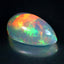 18.29 ct Pear Cabochon (23.98 x 14.53 mm) Natural Play of Colors Rainbow Opal