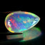 18.29 ct Pear Cabochon (23.98 x 14.53 mm) Natural Play of Colors Rainbow Opal