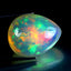22.88 ct Pear Cabochon (22.01 x 17.67 mm) Natural Play of Colors Rainbow Opal