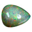 26.11 ct Pear Cabochon (26.10 x 20.82 mm) Natural Play of Colors Rainbow Opal