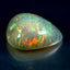26.11 ct Pear Cabochon (26.10 x 20.82 mm) Natural Play of Colors Rainbow Opal