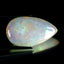 14.18 ct Pear Cabochon (24.44 x 14.37 mm) Natural Play of Colors Rainbow Opal