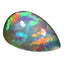 19.24 ct Pear Cabochon (24.76 x 15.95 mm) Natural Play of Colors Rainbow Opal