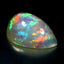19.24 ct Pear Cabochon (24.76 x 15.95 mm) Natural Play of Colors Rainbow Opal