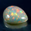 19.13 ct Pear Cabochon (22.86 x 20.14 mm) Natural Play of Colors Rainbow Opal