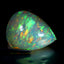 21.75 ct Pear Cabochon (23.87 x 18.83 mm) Natural Play of Colors Rainbow Opal