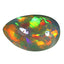 21.22 ct Pear Cabochon (22.40 x 17.15 mm) Natural Play of Colors Rainbow Opal