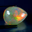 21.22 ct Pear Cabochon (22.40 x 17.15 mm) Natural Play of Colors Rainbow Opal