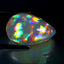 31.25 ct Pear Cabochon (25.78 x 17.01 mm) Natural Play of Colors Rainbow Opal