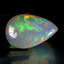 31.25 ct Pear Cabochon (25.78 x 17.01 mm) Natural Play of Colors Rainbow Opal