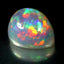 28.07 ct Pear Cabochon (21.67 x 18.19 mm) Natural Play of Colors Rainbow Opal