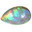 20.12 ct Pear Cabochon (25.28 x 16.19 mm) Natural Play of Colors Rainbow Opal