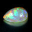 20.12 ct Pear Cabochon (25.28 x 16.19 mm) Natural Play of Colors Rainbow Opal