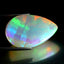 20.12 ct Pear Cabochon (25.28 x 16.19 mm) Natural Play of Colors Rainbow Opal