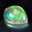 16.06 ct Pear Cabochon (21.38 x 16.38 mm) Natural Play of Colors Rainbow Opal