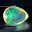 16.06 ct Pear Cabochon (21.38 x 16.38 mm) Natural Play of Colors Rainbow Opal