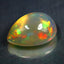 21.42 ct Pear Cabochon (23.18 x 17.70 mm) Natural Play of Colors Rainbow Opal