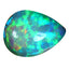 16.20 ct Pear Cabochon (23.98 x 18.26 mm) Natural Play of Colors Rainbow Opal