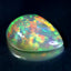 16.20 ct Pear Cabochon (23.98 x 18.26 mm) Natural Play of Colors Rainbow Opal