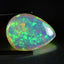 16.20 ct Pear Cabochon (23.98 x 18.26 mm) Natural Play of Colors Rainbow Opal