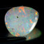 16.49 ct Pear Cabochon (21.77 x 18.76 mm) Natural Play of Colors Rainbow Opal