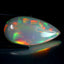 20.65 ct Pear Cabochon (34.00 x 17.22 mm) Natural Play of Colors Rainbow Opal