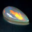20.65 ct Pear Cabochon (34.00 x 17.22 mm) Natural Play of Colors Rainbow Opal
