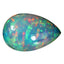 12.05 ct Pear Cabochon (21.59 x 14.05 mm) Natural Play of Colors Rainbow Opal
