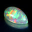 12.77 ct Pear Cabochon (22.25 x 13.46 mm) Natural Play of Colors Rainbow Opal