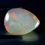 12.02 ct Pear Cabochon (21.06 x 16.09 mm) Natural Play of Colors Rainbow Opal