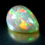 14.79 ct Pear Cabochon (18.39 x 13.90 mm) Natural Play of Colors Rainbow Opal