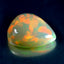 16.80 ct Pear Cabochon (21.57 x 17.96 mm) Natural Play of Colors Rainbow Opal