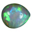 15.65 ct Pear Cabochon (19.96 x 17.24 mm) Natural Play of Colors Rainbow Opal