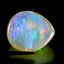 15.65 ct Pear Cabochon (19.96 x 17.24 mm) Natural Play of Colors Rainbow Opal