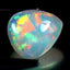 13.61 ct Pear Cabochon (18.60 x 16.32 mm) Natural Play of Colors Rainbow Opal