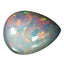 12.24 ct Pear Cabochon (19.50 x 14.93 mm) Natural Play of Colors Rainbow Opal
