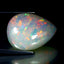 12.24 ct Pear Cabochon (19.50 x 14.93 mm) Natural Play of Colors Rainbow Opal