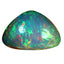 27.89 ct Fancy Cabochon (27.20 x 18.35 mm) Natural Play of Colors Rainbow Opal