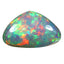 13.52 ct Fancy Cabochon (24.92 x 15.80 mm) Natural Play of Colors Rainbow Opal