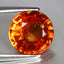 3.30 ct Oval (8.88 x 8.74 mm) Natural Mandarin Fanta Orange Spessartite Garnet
