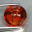 4.62 ct Oval (9.61 x 9.53 mm) Natural Mandarin Fanta Orange Spessartite Garnet