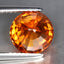 4.41 ct Oval (8.67 x 8.54 mm) Natural Mandarin Fanta Orange Spessartite Garnet