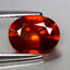 3.26 ct Oval (9.79 x 7.46 mm) Natural Mandarin Fanta Orange Spessartite Garnet