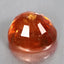 3.56 ct Oval (8.43 x 7.70 mm) Natural Mandarin Fanta Orange Spessartite Garnet
