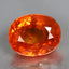 3.18 ct Oval (8.93 x 7.14 mm) Natural Mandarin Fanta Orange Spessartite Garnet